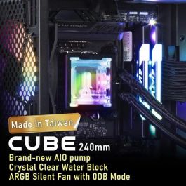 BITFENIX Cube AIO 240 (negro) - Refrigeración por agua AIO - 2x120mm