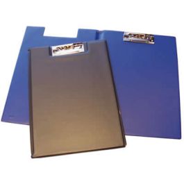 Carpeta grafoplas pinza fº clip troquelado y bolsa azul (01550030)