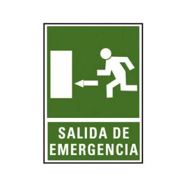 Placa señalizacion a. 2000 salida emergencia izda. 224x327 mm. (01c6170-03ve) Placa señalizacion a. 2000 salida emergencia izda. 224x327 mm. (01c6170-03ve)