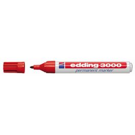 Rotulador edding 3000 p. conica fina rojo (103000-02)