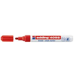 Rotulador edding 4095 tiza liquida p. redonda rojo (104095-02) Rotulador edding 4095 tiza liquida p. redonda rojo (104095-02)