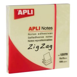 Apli Notas Adhesivas Zigzag Classic 75x75 mm Bloc 100H Amarillo