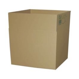 Caja de embalaje dohe 4 solapas marrón 400x290x220 mm. (16052)