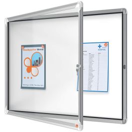 Tablón de Anuncios Nobo Premium Plus Magnética Blanco Plateado 69,2 x 97,2 x 3,7 cm Metal Cristal