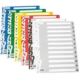 Separadores grafoplas numérico 1-31 p.p. fº 16 taladros gris (41410071)