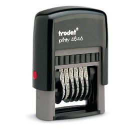 Sello trodat numerador entintaje automático 4 mm. (4846)