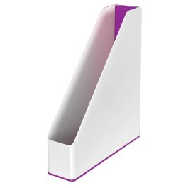 Revistero leitz wow dual violeta/blanco (53621062)