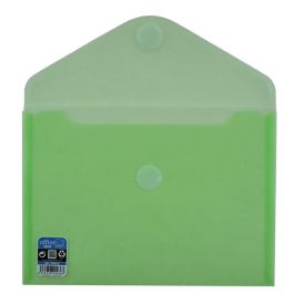 Sobre o. box plástico apaisado 252x180 mm. apertura superior v-lock verde (90436)