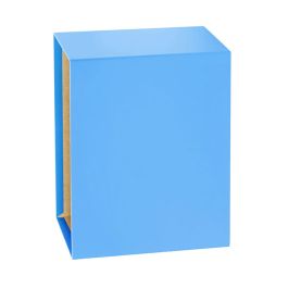 Caja  para archivador fº azul (09080)