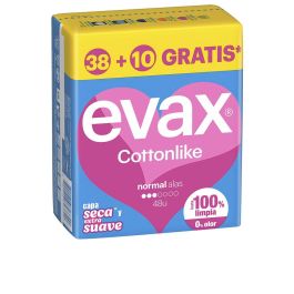 Evax Compresas COTTONLIKE Normal con Alas 48 unidades Precio: 6.5. SKU: B1CTVTF7TJ
