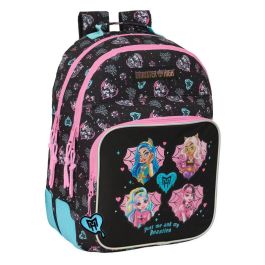 SAFTA Mochila Monster High 42cm Adaptable a Carro con Cantoneras y Doble Departamento Precio: 49.50000011. SKU: B1EJECM88C