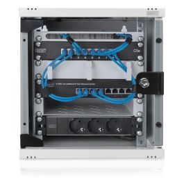 Digitus Carcasa Mural Compact 6HE 254mm 10" con Puerta de Vidrio Gris Precio: 99.78999954. SKU: S7817476