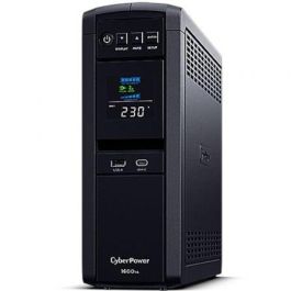 CyberPower CP1600EPFCLCD SAI 1600VA 1000W Onda Senoidal Pura Línea Interactiva 6 Salidas Schuko Torre con AVR y LCD