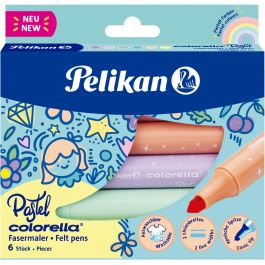 Pelikan 411/FS6 Rotuladores Fasermaler Colorella Pastell en caja Precio: 18.49999976. SKU: B1ACYV779A