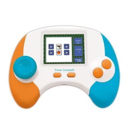 LEXIBOOK - Consola educativa bilingüe francés/inglés - Con pantalla LCD de 2,8 pulgadas - naranja/azul -JCG100DPi1