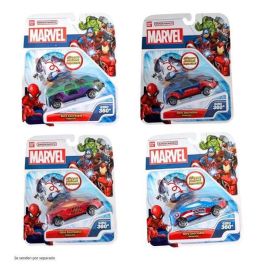 Vehiculos para coleccionar flip cars marvel (spiderman,hulk,ironman o capitan america) 20x16x4.5 cm - modelos surtidos Vehiculos para coleccionar flip cars marvel (spiderman,hulk,ironman o capitan america) 20x16x4.5 cm - modelos surtidos
