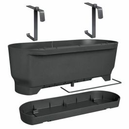 Elho Jardinera Greenville Easy Balcony 52 Living Black para Balcón, L 21,2 x An 52 x Al 19,4 cm Precio: 44.89000054. SKU: S7167344