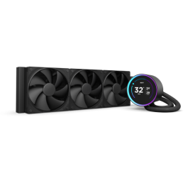 NZXT Kraken Elite 360 Procesador Sistema de refrigeración líquida todo en uno 12 cm Negro 1 pieza(s) Precio: 317.79000044. SKU: B198FT6DFR