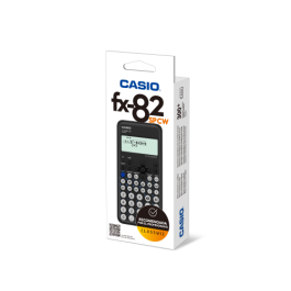 Casio Calculadora Científica FX-82SPCW Negra 15 y 10+2 Dígitos, 293 Funciones y 9 Memorias