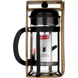 Bodum 1908-01 BOD0727015126111 Cafetera de prensa francesa Negra, Vidrio de borosilicato y Acero inoxidable Bodum 1908-01 BOD0727015126111 Cafetera de prensa francesa Negra, Vidrio de borosilicato y Acero inoxidable