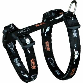 Trixie TRI4011905041445 Arnés para Gatitos Junior con Correa, Diseño Gato, Arnés 21-33 cm x 8 mm, Correa 1.20 m
