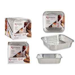 Set 6 Bandejas Aluminio Cuadrada Kinvara 20.5x20.5x6.5 cm (24 Unidades) Precio: 36.49999969. SKU: S3606017