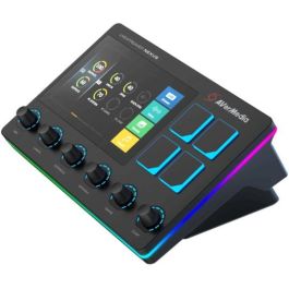 AVerMedia AX310 Live Streamer Nexus - Mezclador de audio de 3 canales para streaming con interfaz USB, 24 bits, negro