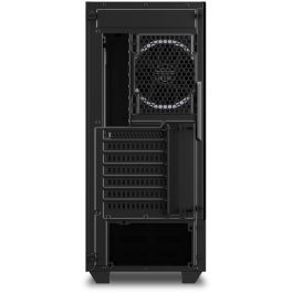 Sharkoon Midi Tower HEX RGB Negro para Gaming, Caja de PC ATX/Micro ATX/Mini-ITX con Ventana Lateral de Vidrio Templado y LED Multi