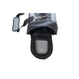 Gloria Bolso Plegable Gloss Negro Talla S 35x22x23cm para Perros Pequeños, Ligero, Resistente, Poliéster, hasta 4kg