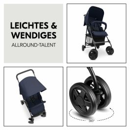 Hauck HAU4007923171622 Cochecito SPORT Plegable y Reclinable con Capota y 4 Ruedas - Beige
