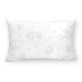 Funda de almohada Peppa Pig Gris Multicolor 175 Hilos 30 x 50 cm 100 % algodón