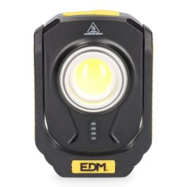 Edm Linterna Led Titan Work Recargable USB 10W 900 Lúmenes Compacta Magnética 3 Modos IP44 Antichoque