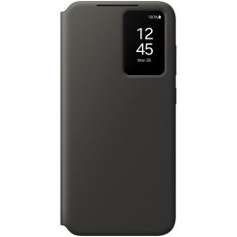 Samsung Galaxy S24 FE Smart View Wallet Case - Funda Cartera con Ventana Interactiva y Bolsillo para Tarjetas, Negro