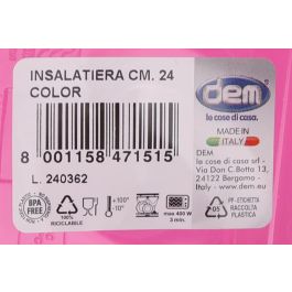 Inde Bol/Ensaladera Smaty Color 24 cm Colección Black & White (12 Unidades)