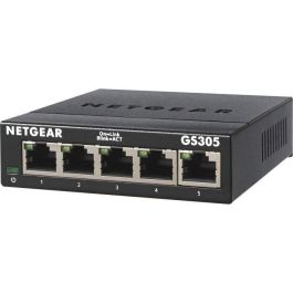 Netgear GS305v3 Switch Ethernet Gigabit No Gestionable 5 Puertos RJ-45 (10/100/1000 Mbps) 10 Gbps Metálico EU