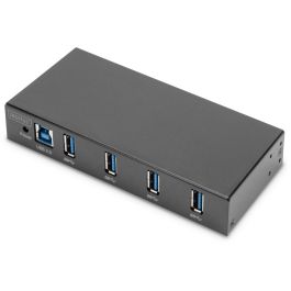 Digitus USB Hub 4 Puertos 3.0 industrial line, Negro Precio: 57.49999981. SKU: B1GKAW4VEW