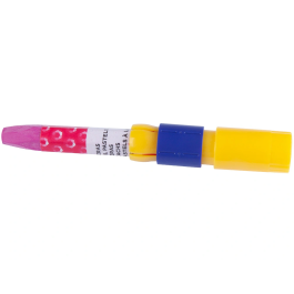 Liderpapel Lápices de Cera Semi Blandos Caja 24 Unidades Colores Surtidos Forma Hexagonal Papel Antimanchas Uso Escolar