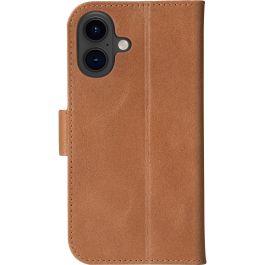 dbramante1928 COPENHAGEN Funda Folio para iPhone 16 de Cuero en Color Bronceado