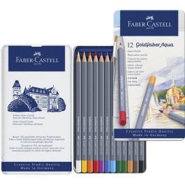 Lapices Acuarelables Faber-Castell Goldfaber Aqua 1146 Estuche De Metal De 12 Precio: 12.50000059. SKU: B1JSAV2W4Z
