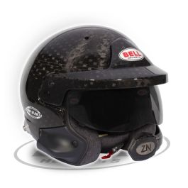 Bell BL5245143 Casco Mag-10 Rally Carbon Hans Abierto Ultraligero Interior Rojo Talla 56 FIA8859-SA2020 ZeroNoise