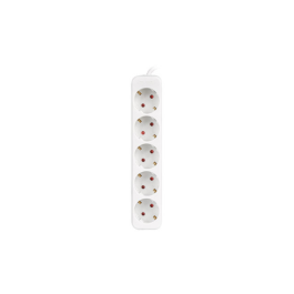 Lanberg PS0-05F-0300-W Base Múltiple 5 Salidas AC 3 Metros Tipo F Interior Blanco 2500W 10A Precio: 9.5000004. SKU: S7815326