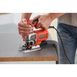 Sierra de calar pendular con cable - BLACK & DECKER - BES610KA5-QS - 650 W + 5 cuchillas