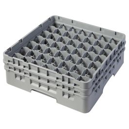 CAMBRO - 49S434-151 - Cesta de lavado 49 comp. 2 alturas - 6 cm Ø máx. - alt. máx. 13,5 cm - 50 x 50 x 18,4 cm - Gris claro Precio: 65.9899999. SKU: B1GRYTB2WH