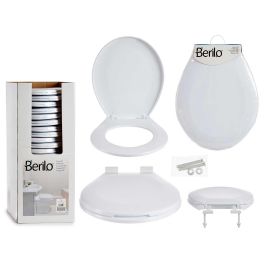 Tapa WC Blanca Berilo 34.5x43x5 cm - Plástico (25 Unidades) Precio: 264.49999961. SKU: B1JEYFK2ZY
