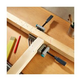 Wolfcraft Torno de ángulo doble de Aluminio