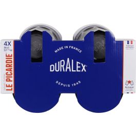 Duralex Set 4 Vasos Gris 360 cc Colección Picardie (8 Cajas)
