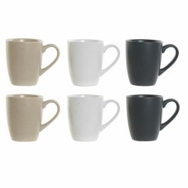 Mug Scandi DKD Home Decor Beige Gris Oscuro 12 x 39 x 17 cm Set de 6 Precio: 27.89000027. SKU: S3026063