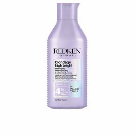 Redken Blondage High Bright Shampoo 300ml, Champú para Cabello Rubio con Vitamina C que Mantiene Brillo y Luminosidad