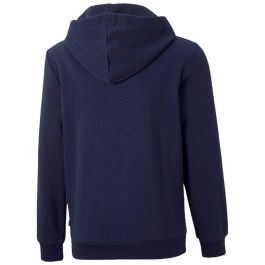 Sudadera con Capucha Niño Puma Essential Colorblock Azul oscuro