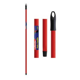Vileda Palo Universal de Aluminio para Cepillo Rugoso 125 cm Rojo para Limpieza Doméstica